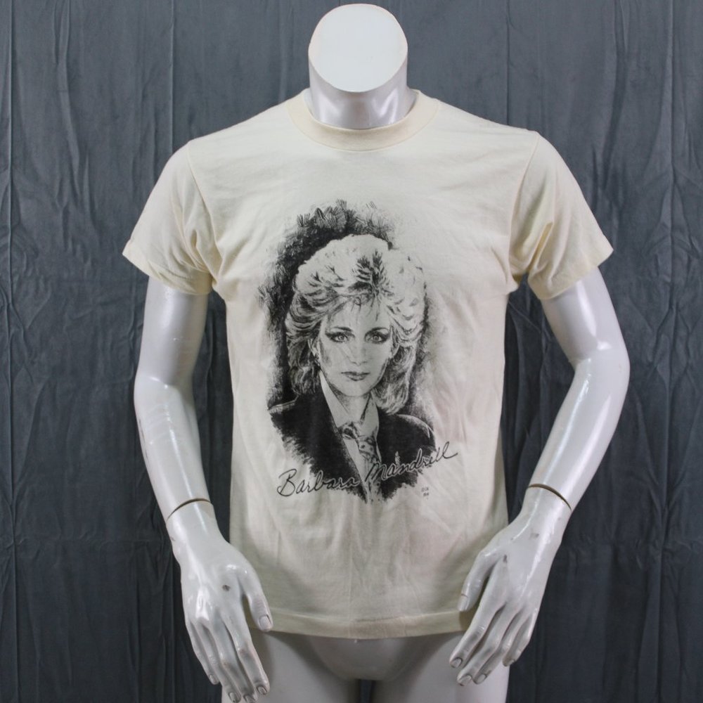 Vintage Country Music Shirt - Barbara Mandrell Screen Stars - Men's Large